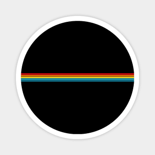 Retro Stripes Magnet